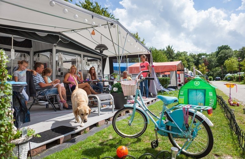 Vakantiepark met fietsverhuur