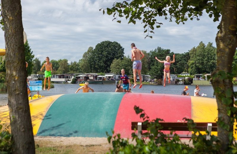 Vakantiepark in Noord-Brabant met airtrampoline