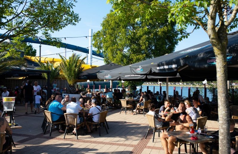 Vakantiepark met groot terras