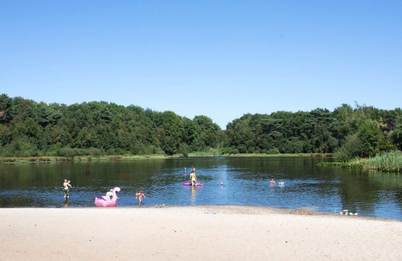 Vakantiepark met strandbad