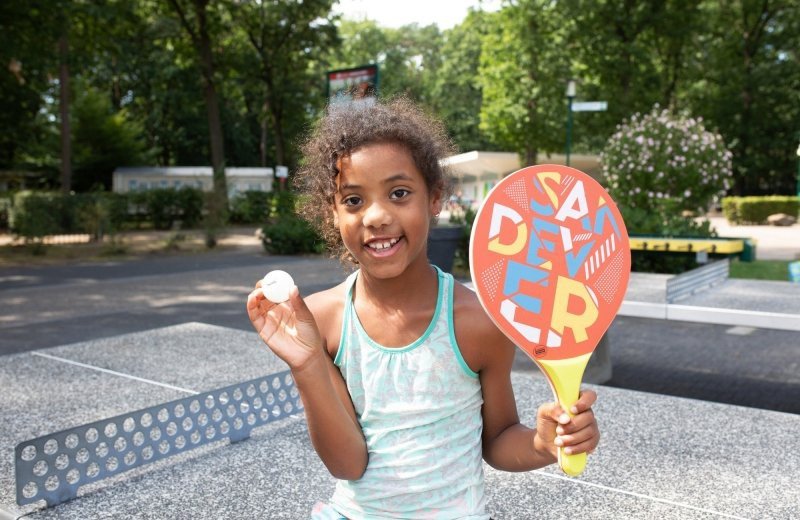 Vakantiepark met tafeltennistafel