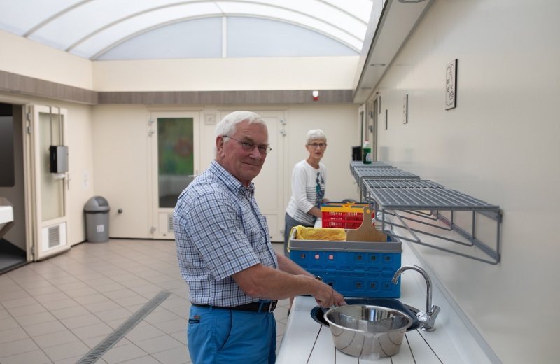 Vakantiepark Brabant met afwasplaats