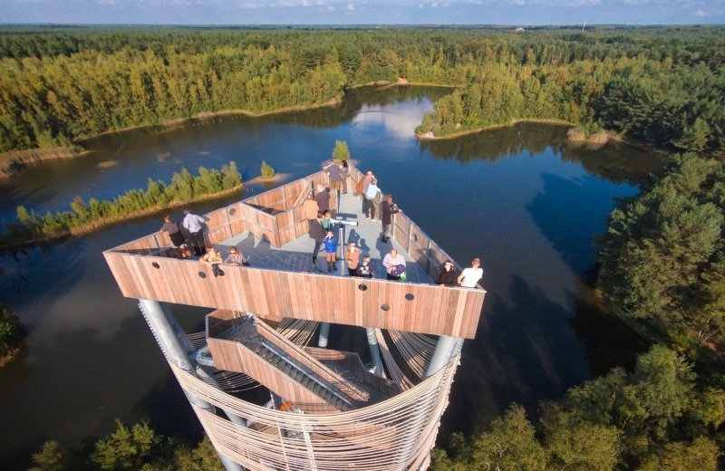 Vakantiepark dicht bij natuurgebieden