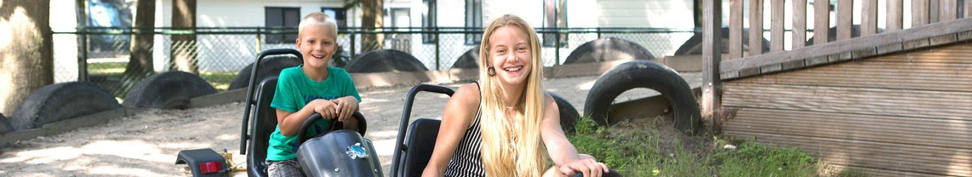 Vakantiepark met skelterbaan